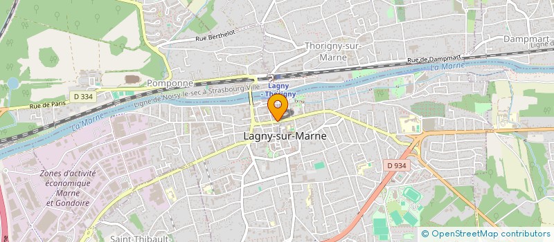 localisation de l'entreprise MADAME LINDSAY LOSER  LAGNY-SUR-MARNE