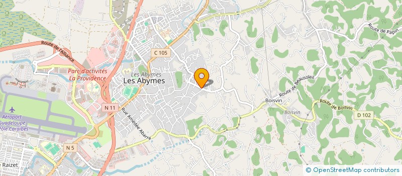 localisation de l'entreprise MADAME LINDSAY LOUISOR à LES ABYMES