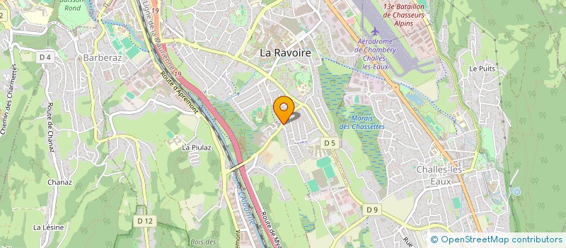 localisation de l'entreprise MADAME LINDSAY MALLET  LA RAVOIRE