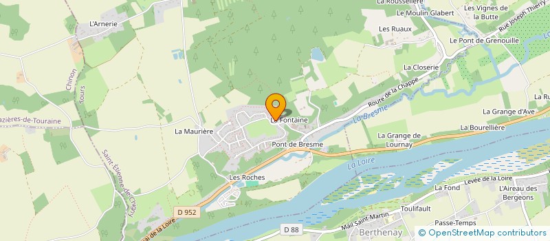 localisation de l'entreprise MADAME LINDSAY MARGUERITE  SAINT-ETIENNE-DE-CHIGNY