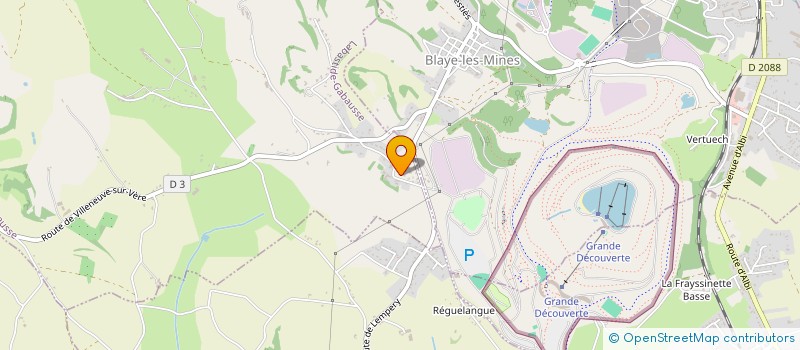 localisation de l'entreprise MADAME LINDSAY MORTELETTE  LABASTIDE-GABAUSSE