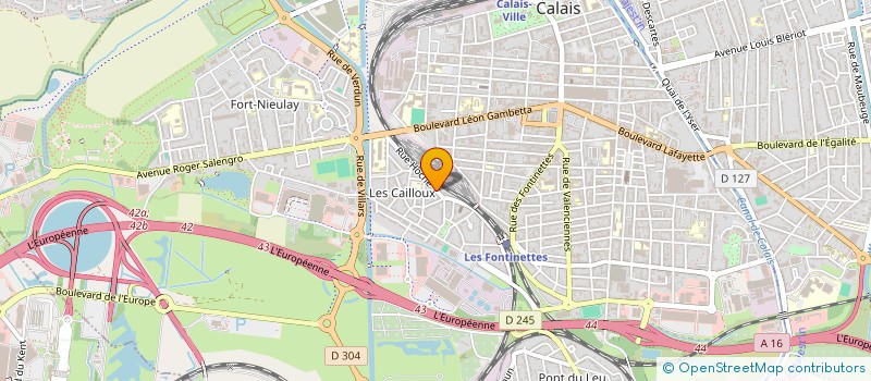 localisation de l'entreprise MADAME LINDSAY NEPOS  CALAIS