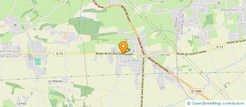 localisation de l'entreprise MADAME LINDSAY PAILLARD  LA FRETTE