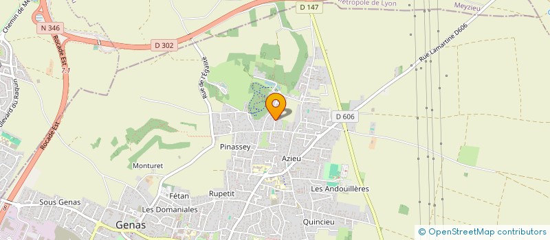 localisation de l'entreprise MADAME LINDSAY PEDROSA  GENAS