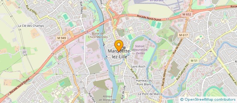 localisation de l'entreprise MADAME LINDSAY PRUVOST  MARQUETTE-LEZ-LILLE