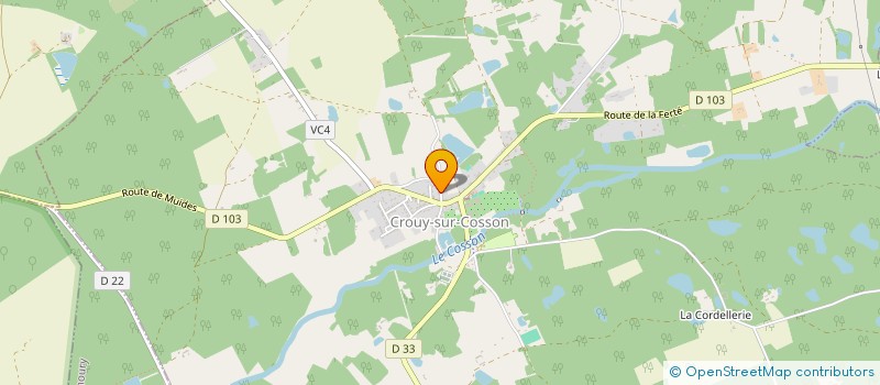 localisation de l'entreprise MADAME LINDSAY RAGOUA à CROUY-SUR-COSSON