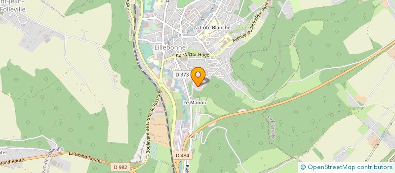 localisation de l'entreprise MADAME LINDSAY ROSAY  LILLEBONNE