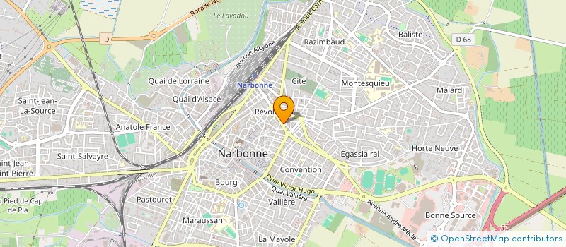 localisation de l'entreprise MADAME LINDSAY SYLVANA ZAWORSKI à NARBONNE