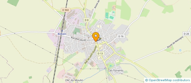 localisation de l'entreprise MADAME LINDSAY THELLIER  BOHAIN-EN-VERMANDOIS