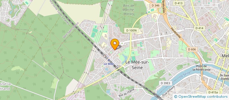 localisation de l'entreprise MADAME LINDSAY TOUSSAINT  LE MEE-SUR-SEINE