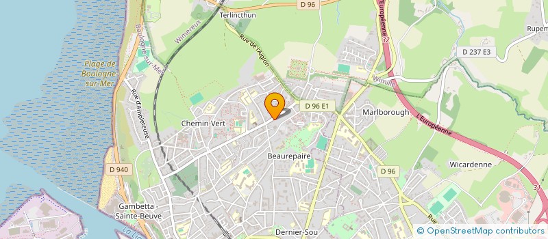 localisation de l'entreprise MADAME LINDSEY BERQUEZ à BOULOGNE-SUR-MER