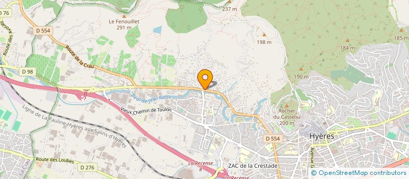 localisation de l'entreprise MADAME LINDSEY BORREANI  HYERES