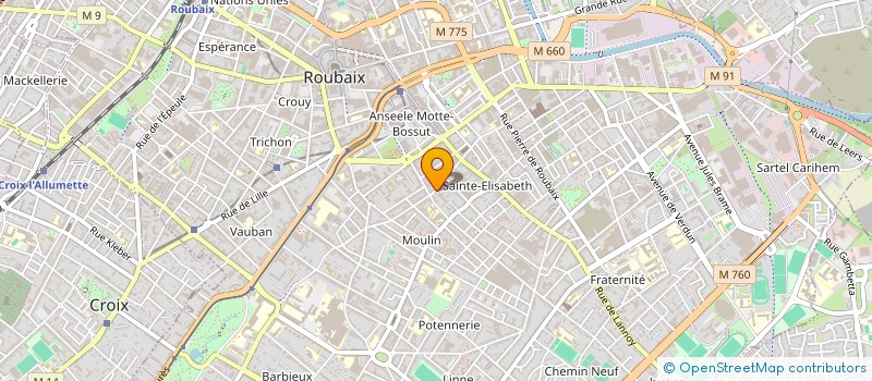 localisation de l'entreprise MADAME LINDSEY DUPONCHEL  ROUBAIX