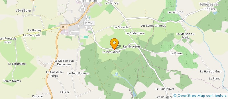 localisation de l'entreprise MADAME LINDSEY EDDE à COURTOMER