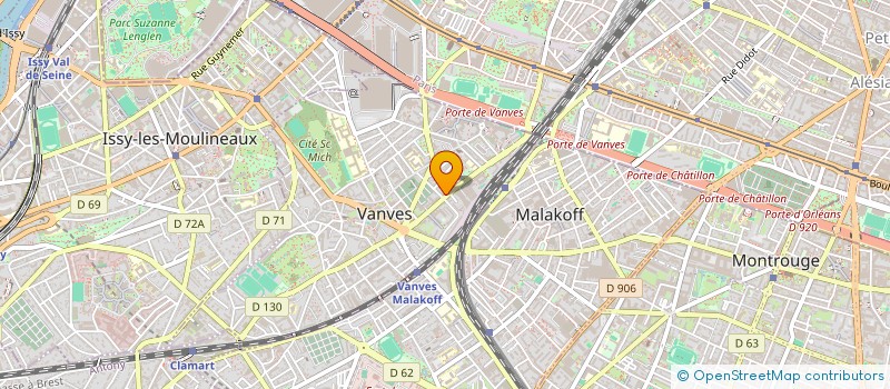 localisation de l'entreprise MADAME LINDSEY HANSEN  VANVES