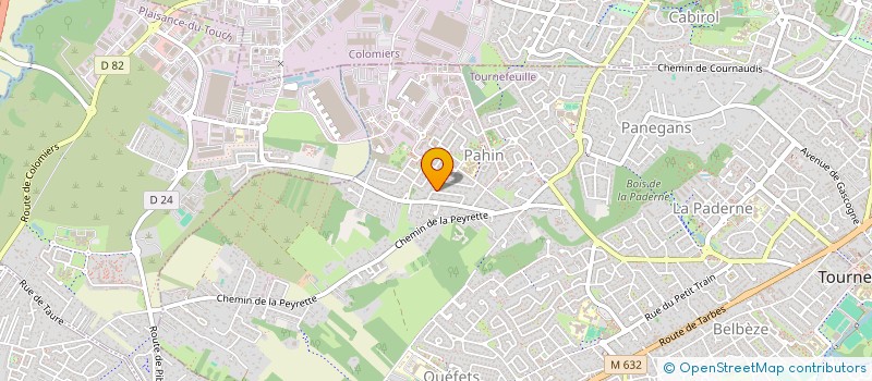 localisation de l'entreprise MADAME LINDSEY MUSSO  TOURNEFEUILLE