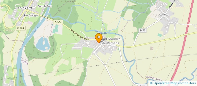 localisation de l'entreprise MADAME LINDSEY PAQUELET  SAINT-MAURICE-DE-REMENS