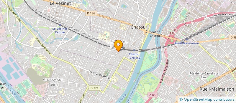 localisation de l'entreprise MADAME LINDSEY PARTOS  CHATOU