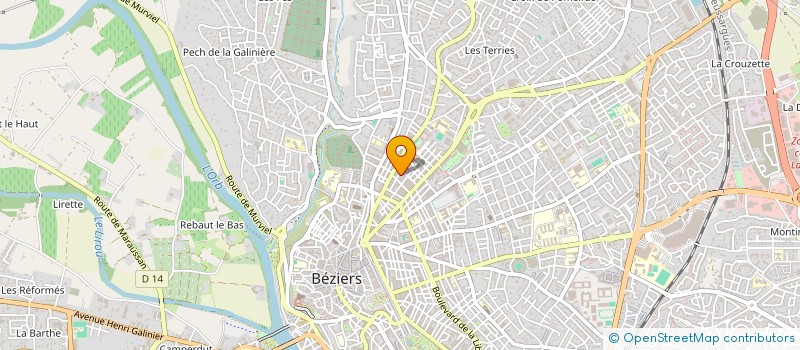 localisation de l'entreprise MADAME LINDSEY ROL à BEZIERS