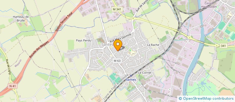 localisation de l'entreprise MADAME LINDSEY SOUDAN  SANTES