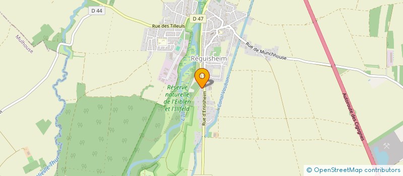 localisation de l'entreprise MADAME LINDY BURGLEN  REGUISHEIM