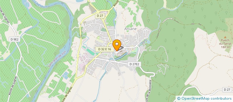 localisation de l'entreprise MADAME LINDY GOUGH  ANIANE