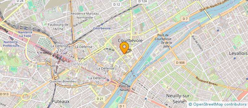 localisation de l'entreprise MADAME LINE ABD RABBO à COURBEVOIE