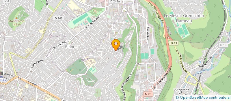 localisation de l'entreprise MADAME LINE BILONG  ROUEN