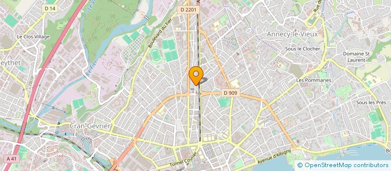 localisation de l'entreprise MADAME LINE-CAROLE WALZ à ANNECY