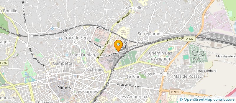 localisation de l'entreprise MADAME LINE CHALUMEAU  NIMES