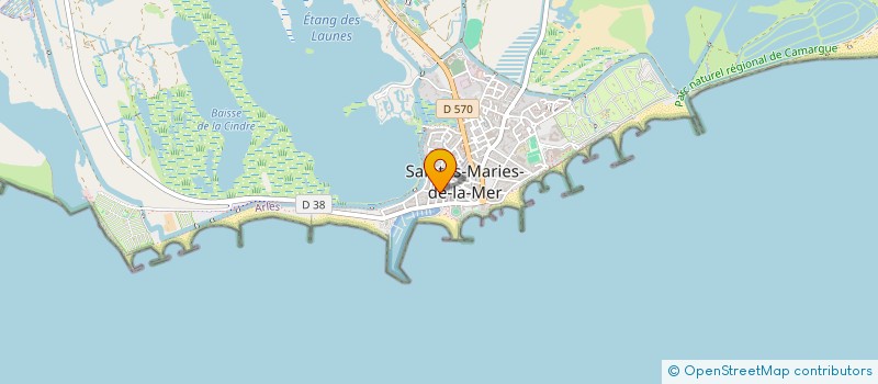 localisation de l'entreprise MADAME LINE DEGUINE  SAINTES-MARIES-DE-LA-MER