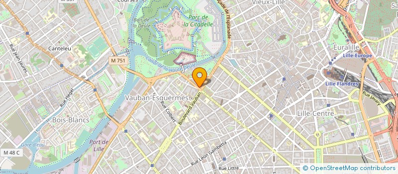 localisation de l'entreprise MADAME LINE DUPONT  LILLE