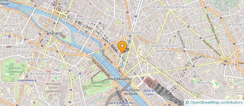 localisation de l'entreprise MADAME LINE ELISABETH à PARIS