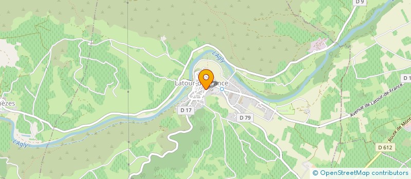 localisation de l'entreprise MADAME LINE FILELLA  LATOUR-DE-FRANCE