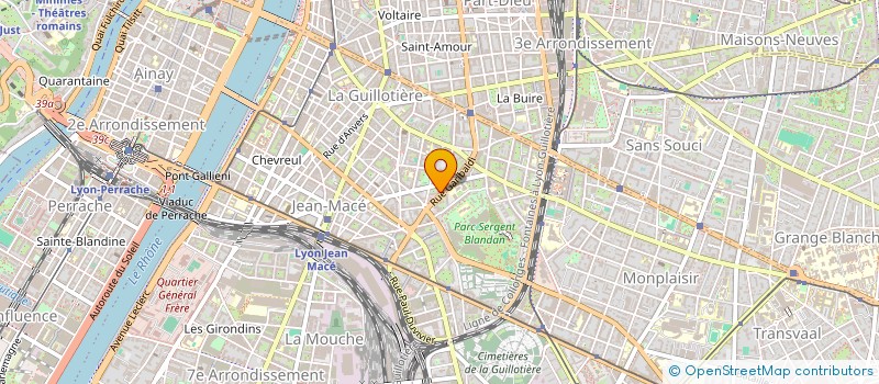 localisation de l'entreprise MADAME LINE GONIDEC  LYON