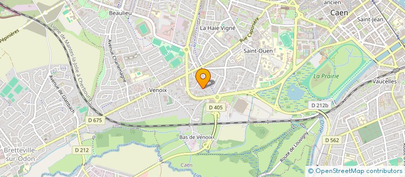 localisation de l'entreprise MADAME LINE GUILLOUET à CAEN