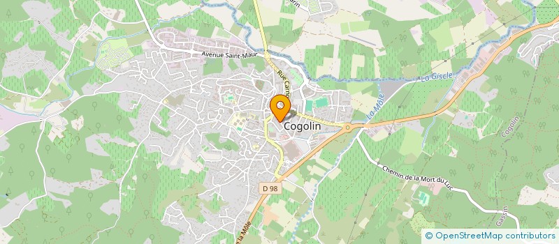 localisation de l'entreprise MADAME LINE HOLTERMANN à COGOLIN