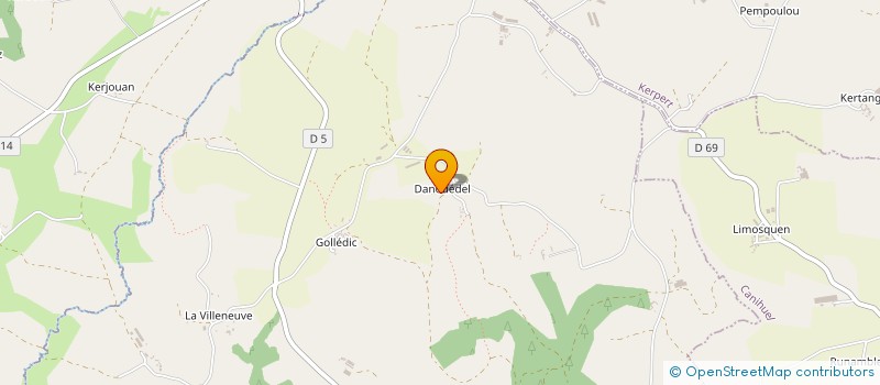 localisation de l'entreprise MADAME LINE JAVRE  SAINT-NICOLAS-DU-PELEM