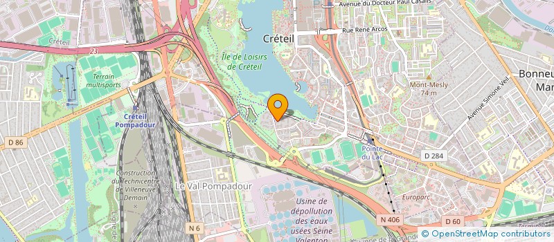 localisation de l'entreprise MADAME LINE JEAN-CHARLES  CRETEIL