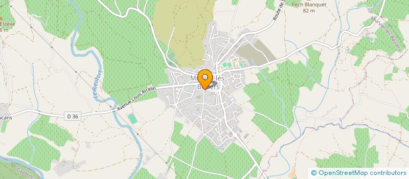 localisation de l'entreprise MADAME LINE LAMPILAS  MURVIEL-LES-BEZIERS