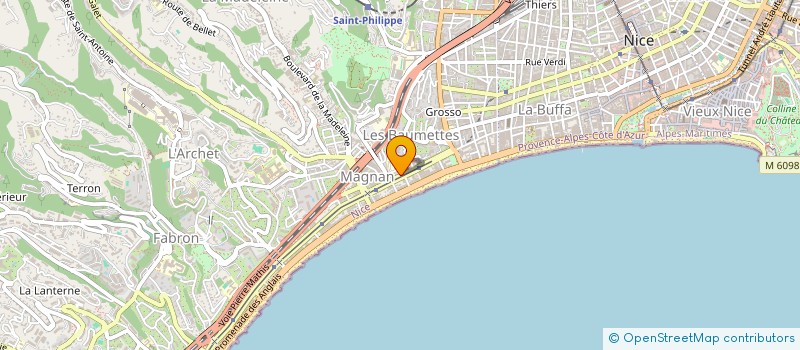 localisation de l'entreprise MADAME LINE LIBO à NICE