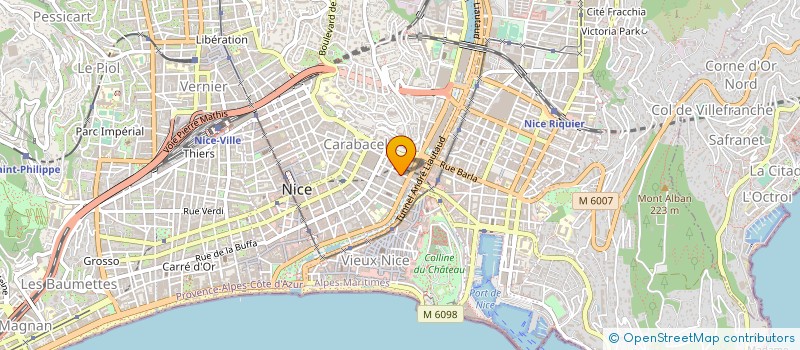 localisation de l'entreprise MADAME LINE LISCHA à NICE