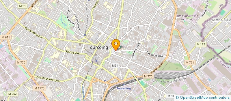 localisation de l'entreprise MADAME LINE MANSUY  TOURCOING