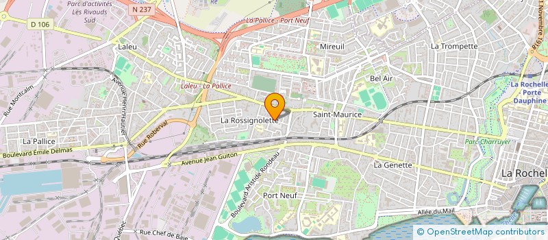 localisation de l'entreprise MADAME LINE MAUBEC  LA ROCHELLE