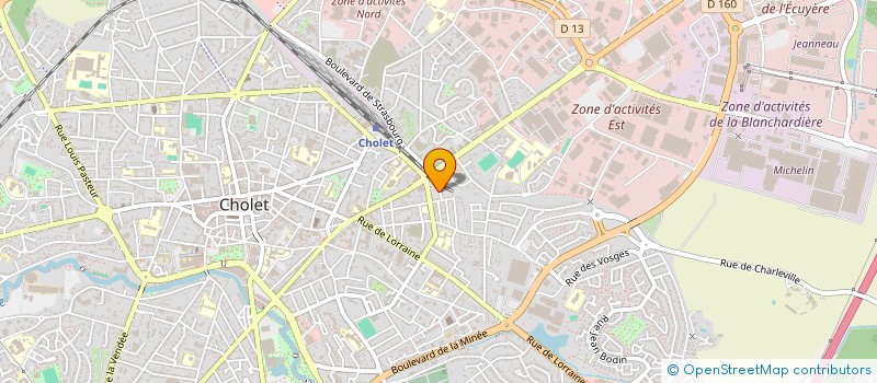 localisation de l'entreprise MADAME LINE PARAU à CHOLET