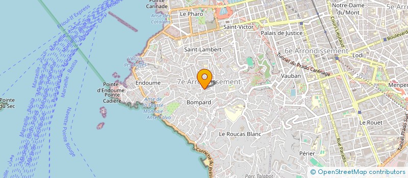 localisation de l'entreprise MADAME LINE RAMEL  MARSEILLE
