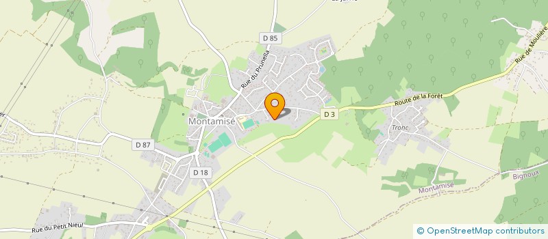 localisation de l'entreprise MADAME LINE SAILLY  MONTAMISE