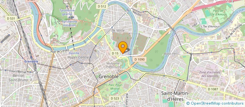 localisation de l'entreprise MADAME LINE SAINT-VAL  GRENOBLE