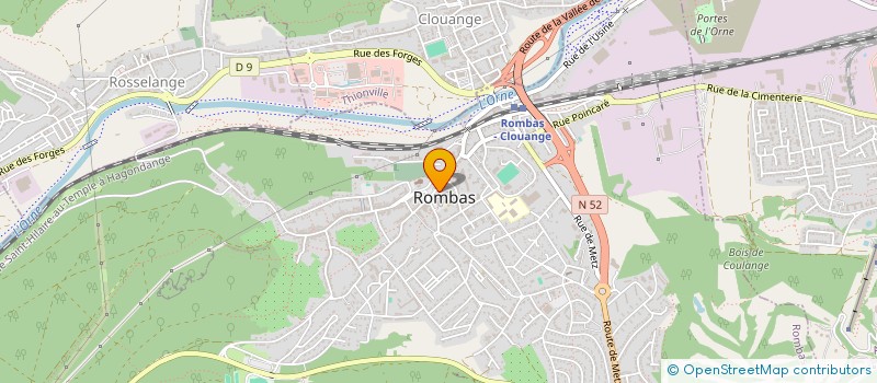 localisation de l'entreprise MADAME LINE SORCE  ROMBAS