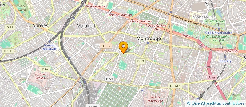 localisation de l'entreprise MADAME LINE SOUIBER à MONTROUGE